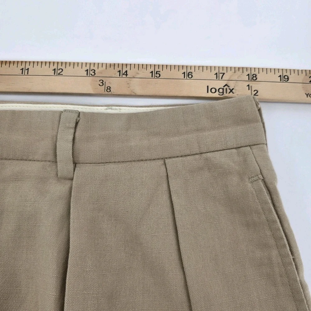 Vintage Polo Ralph Lauren Linen Blend Pleated Pants‎ 36x30 USA Trousers 90s